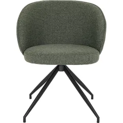 Stuhl Damir Grün Baumwolle 59.5 cm Drehbar - Stuhl
