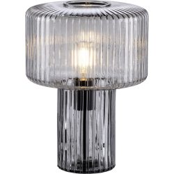 Tischlampe Michael Grau Glas 25 cm 35 cm - Tischlampe