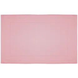 Badteppich Nea Rosa Baumwolle 50 cm 75 cm - Farbe: Candy - Badteppich