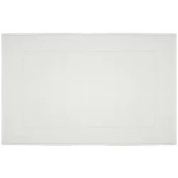 Badteppich Nea Beige Baumwolle 50 cm 75 cm - Farbe: ivory - Badteppich