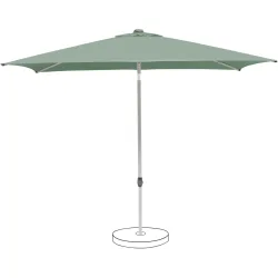Suncomfort BY GLATZ Sonnenschirm Pop up Frostgrün, Grau Polyester B 200 cm - Material: Polyester Stoff, Metall - Sonnenschirm