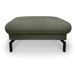 Hocker Gomero Grün/Schwarz Stoff/Metall 90 cm 46 cm - Farbe: Dunkelgrün, Schwarz - Material: Stoff, Metall - Hocker