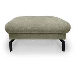 Hocker Gomero Grün/Schwarz Stoff/Metall 90 cm 46 cm - Farbe: Blassgrün, Schwarz - Material: Stoff, Metall - Hocker
