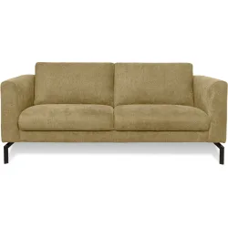 Sofa Gomero Gelb Stoff 186 cm 93 cm - Farbe: sandgelb - Sofa