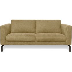 Sofa Gomero Gelb Stoff 186 cm 93 cm - Farbe: sandgelb - Sofa