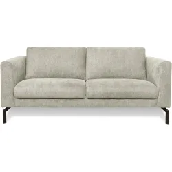 Sofa Gomero Grau Stoff 186 cm 93 cm - Farbe: hellgrau - Sofa