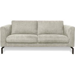 Sofa Gomero Grau Stoff 186 cm 93 cm - Farbe: hellgrau - Sofa