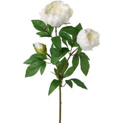 Kunstblume Natural & Feminine Glamour Weiss Kunststoff 70 cm - Kunstblume