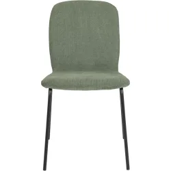 MyDeal Stuhl Bennot Grün Stoff 44 cm - Stuhl