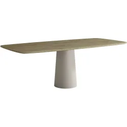 Tisch Cinto Braun Holz 90 cm - Farbe: Esche Natur - Tisch