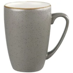 Churchill Becher Stonecast Peppercorn; 10.6x11 cm (ØxH); grau/braun; 12 Stück / Pack