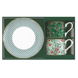 Kaffeetasse Easy Life Grün/Weiss Porzellan 0.24 l - Kaffeetasse