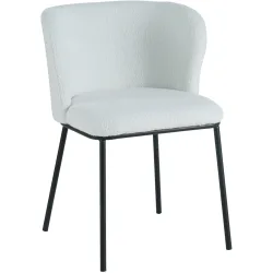 Stuhl 2er-Set Constanze Weiss Stoff 54.5 cm - Stuhl 2er-Set