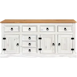 Sideboard Cruz Braun Holz 174 cm 84 cm - Farbe: Hellbraun - Sideboard