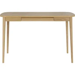 Schreibtisch Majan Braun MDF 120 cm - Farbe: Eiche furniert - Schreibtisch
