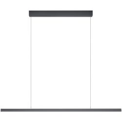 Designer-Pendellampe Bankamp L-lightLINE IV anthrazit dimmbar - Farbe: anthrazit matt eloxiert - LED - Lichtfarbe: Extra warmweiss - Tageslichtweiss -