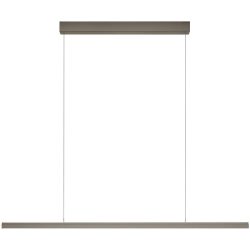 Designer-Pendellampe Bankamp L-lightLINE IV bronze dimmbar - LED - Lichtfarbe: Extra warmweiss - Tageslichtweiss - Material: Aluminium -