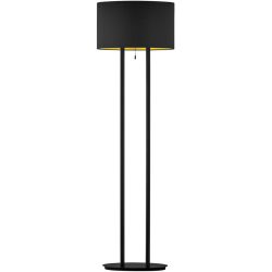 Designer-Stehlampe Bankamp Sempa E27 schwarz H 145 cm - LED - Material: Messing - Designer-Stehlampe- LED Energiesparlampe