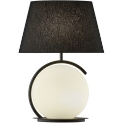 Designer-Tischlampe Bankamp Nana schwarz H 51 cm - LED - Material: Eisen - Designer-Tischlampe- LED Energiesparlampe