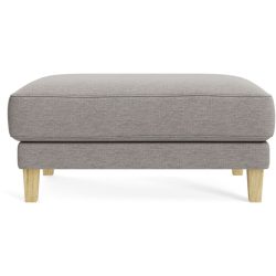Hocker Avena Beige/Braun Holz/Stoff 101 cm 45 cm - Material: Stoff/Holzfuss Eiche - Möbel Konfigurator: Traummöbel individuell zusammenstellen -