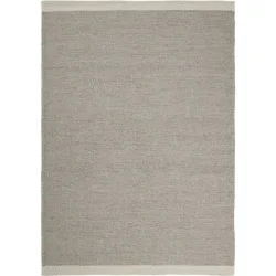 Teppich Frode Grau Wolle 170 cm 240 cm - Farbe: natur - Teppich