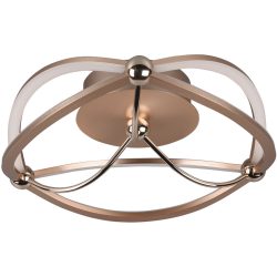 Deckenlampe Caro Metall 14 cm - Farbe: messing matt - LED - Lichtfarbe: Warmweiss - Deckenlampe- LED Energiesparlampe