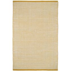 Teppich Charlotta Gelb Wolle 140 cm 200 cm - Farbe: mango - Teppich