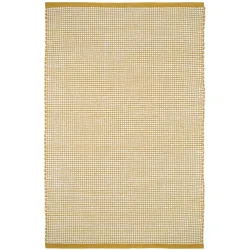 Teppich Charlotta Gelb Wolle 140 cm 200 cm - Farbe: mango - Teppich