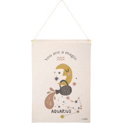 Wanddekoration Constellation Baumwolle 40 cm - Farbe: Natural - Wanddekoration