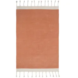 Teppich Dorentina Rosa Baumwolle 100 cm 150 cm - Teppich