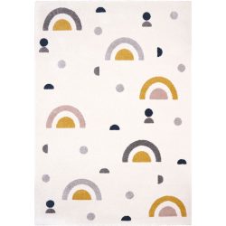 Kinderteppich Estefania Beige 135 cm 190 cm - Farbe: ecru - Material: Polypropylen - Kinderteppich