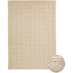 Babyzubehör Adelinda Baumwolle 100 cm 140 cm - Farbe: Toffee - Babyzubehör
