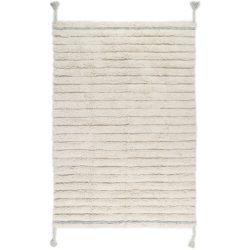 Kinderteppich Angeline Beige Baumwolle 100 cm 150 cm - Farbe: ecru - Kinderteppich