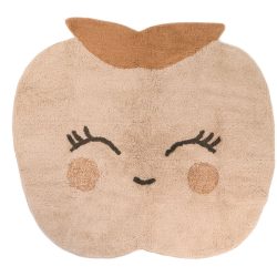 Kinderteppich Arnold Beige Baumwolle 95 cm 105 cm - Farbe: nude - Kinderteppich