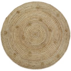 Teppich Jaroslav Jute 140 cm 140 cm - Teppich
