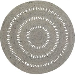 Teppich Journey Grau Wolle 110 cm 110 cm - Farbe: Grey - Teppich