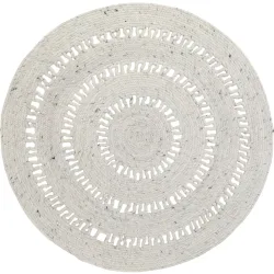 Teppich Journey Wolle 140 cm 140 cm - Farbe: Natural - Teppich