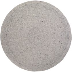 Teppich Juha Grau Wolle 140 cm 140 cm - Farbe: Grey - Teppich