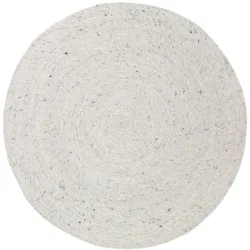 Teppich Juha Wolle 140 cm 140 cm - Farbe: Natural - Teppich