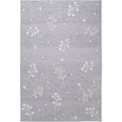 Teppich Mirabell Blau/Grau 115 cm 170 cm - Farbe: graublau - Material: Polypropylen - Teppich