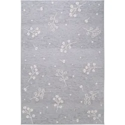 Teppich Mirabell Blau/Grau 115 cm 170 cm - Farbe: graublau - Material: Polypropylen - Teppich
