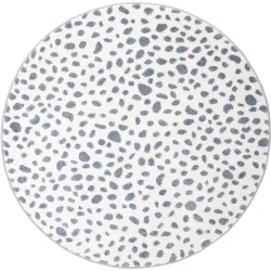 Kinderteppich Riccardo Blau/Grau Kunststoff 120 cm 120 cm - Farbe: graublau - Material: Polypropylen - Kinderteppich