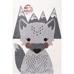 Kinderteppich Betsy Grau 120 cm 170 cm - Farbe: Grey - Material: Polypropylen - Kinderteppich