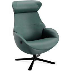 Conform Relaxsessel Daja Blau/Grün Leder 81 cm 163 cm - Möbel Konfigurator: Traummöbel individuell zusammenstellen - Relaxsessel