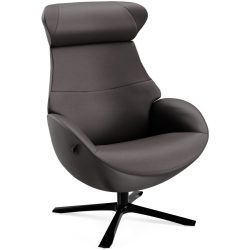 Conform Relaxsessel Daja Braun Leder 81 cm 163 cm - Farbe: Espresso - Möbel Konfigurator: Traummöbel individuell zusammenstellen - Relaxsessel