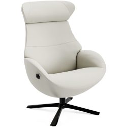 Conform Relaxsessel Daja Weiss Leder 81 cm 163 cm - Möbel Konfigurator: Traummöbel individuell zusammenstellen - Relaxsessel