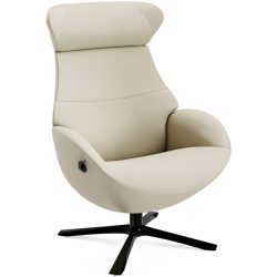 Conform Relaxsessel Daja Beige Leder 81 cm 163 cm - Farbe: cream - Möbel Konfigurator: Traummöbel individuell zusammenstellen - Relaxsessel