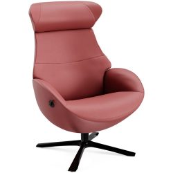 Conform Relaxsessel Daja Rot Leder 81 cm 163 cm - Möbel Konfigurator: Traummöbel individuell zusammenstellen - Relaxsessel
