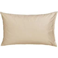 Kissenbezug Kos Beige Satin 65 cm 100 cm - Farbe: apricot - Kissenbezug