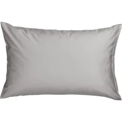 Kissenbezug Kos Silber Satin 65 cm 65 cm - Farbe: Silver - Kissenbezug